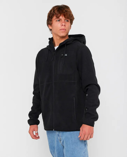 RIPCURL DEPARTED POLAR FLEECE ZIP THROUGH JACKET