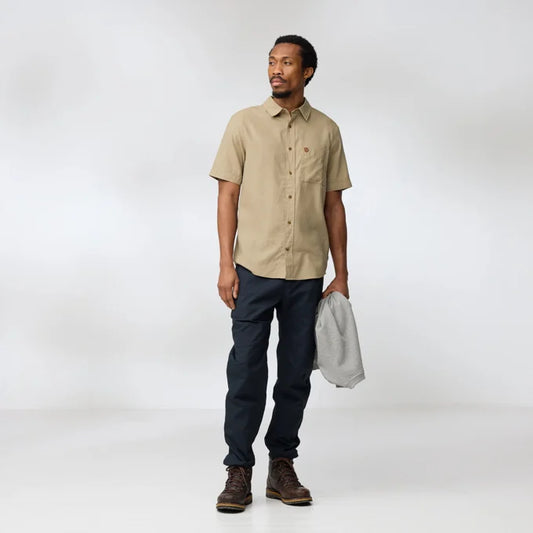 FJALLRAVEN OVIK TRAVEL SHORT SLEEVE SHIRT