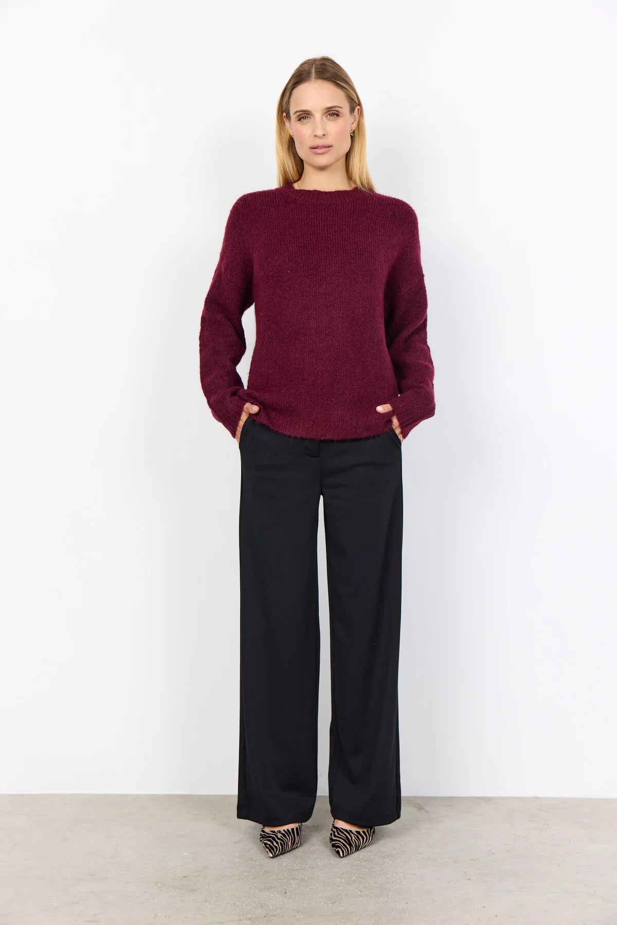 SOYA CONCEPT GUNNA KNIT SWEATER