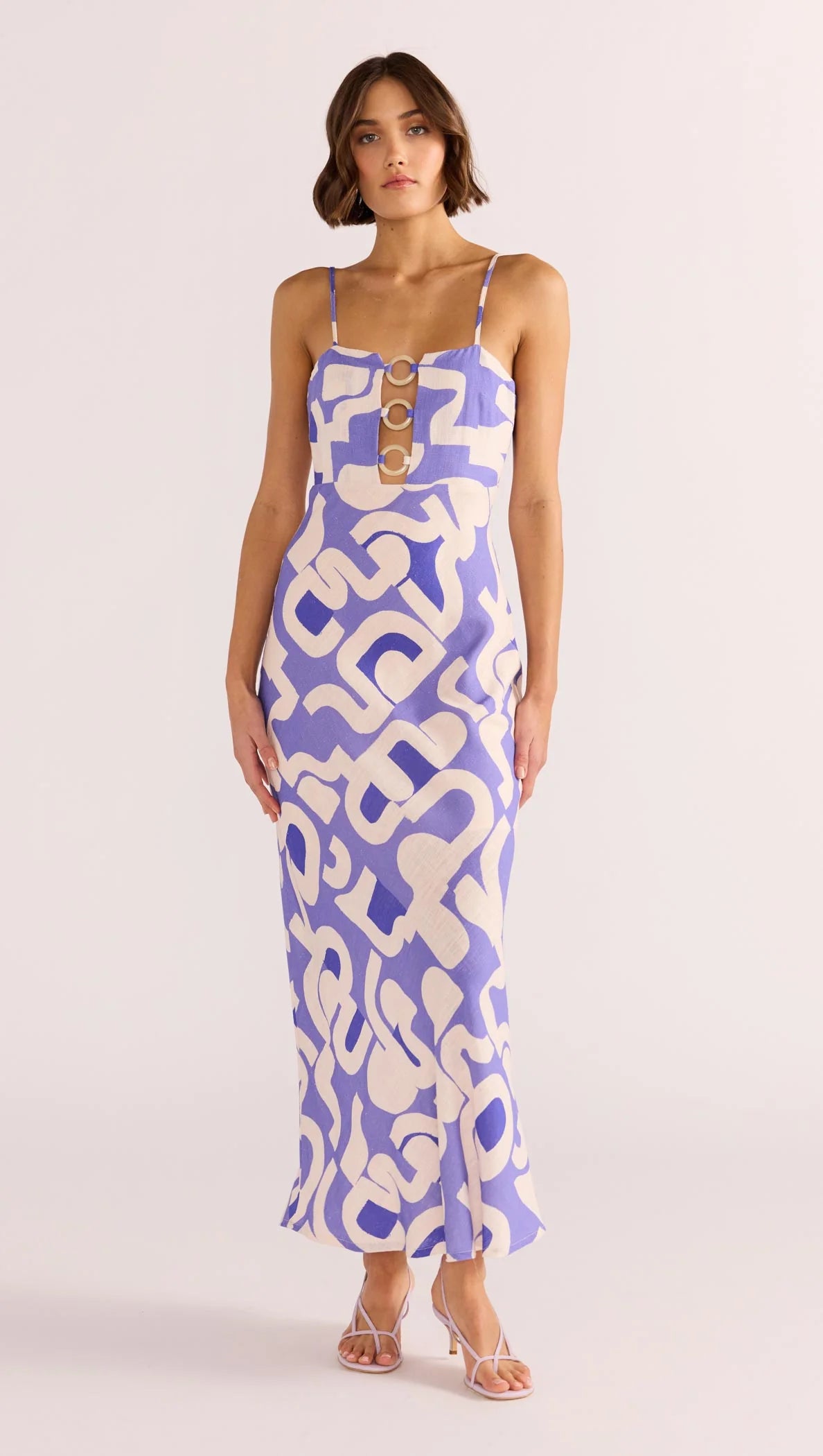MINK PINK IRIS O RING MIDI DRESS