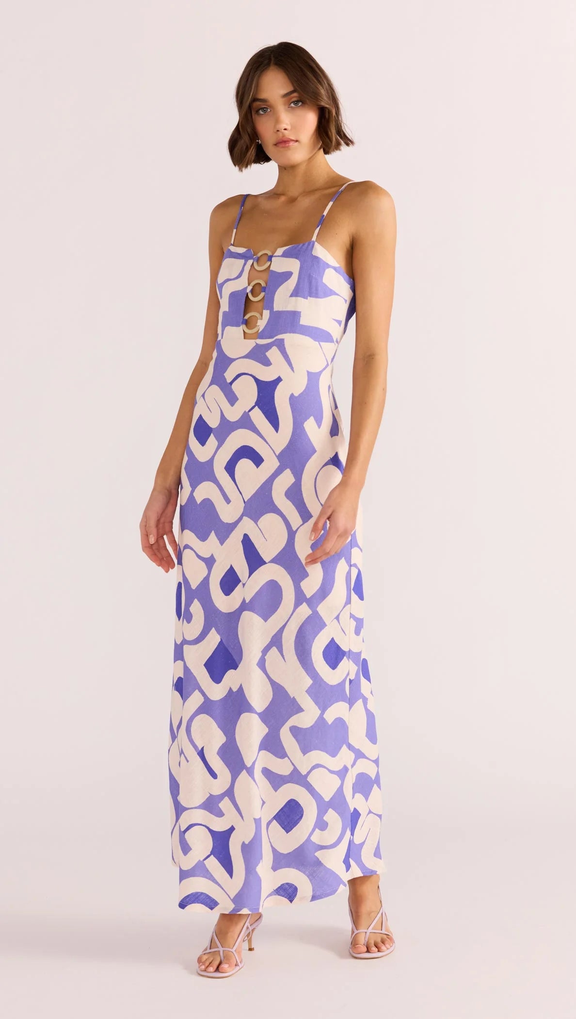 MINK PINK IRIS O RING MIDI DRESS