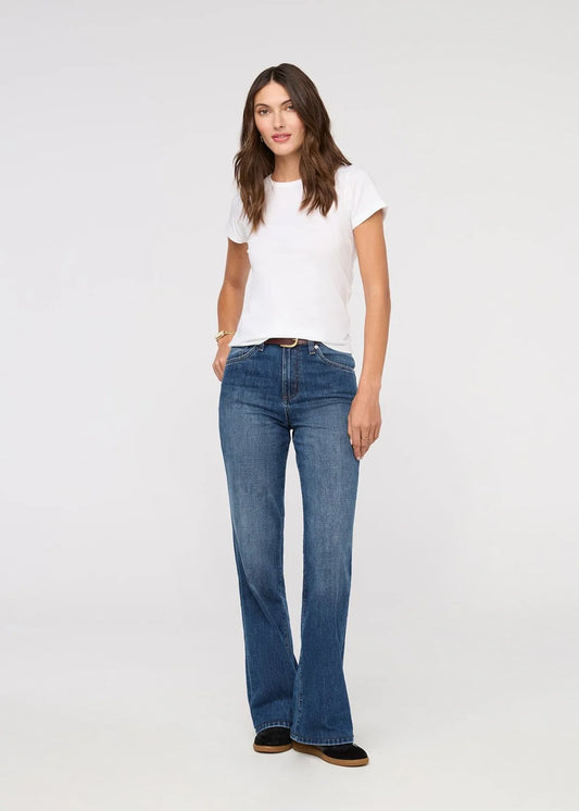 DU/ER MIDWEIGHT DENIM WIDE LEG
