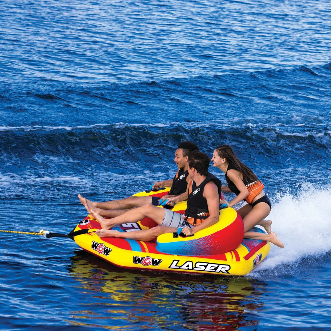 WOW LASER 3 RIDER TOWABLE TUBE