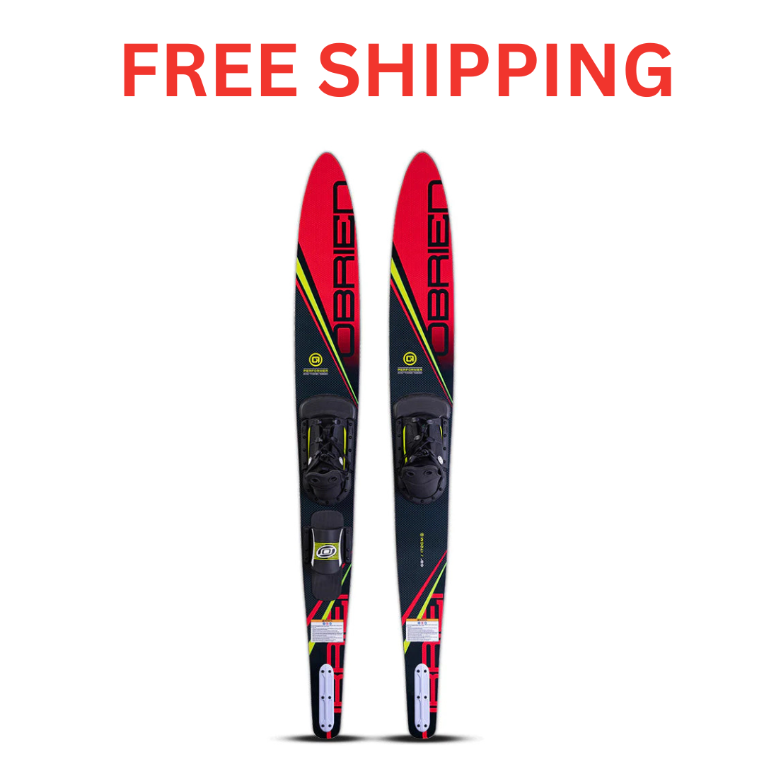 O'BRIEN PERFORMER COMBO SKIS WITH X-8 BINDINGS