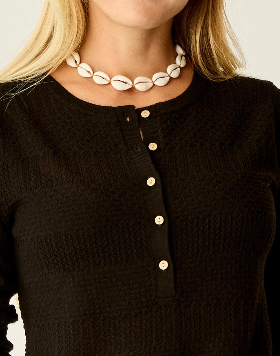 CARVE AMARA POINTELLE SWEATER