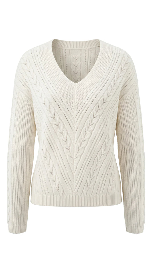 LIVERPOOL V-NECK DROP SHOULDER SWEATER