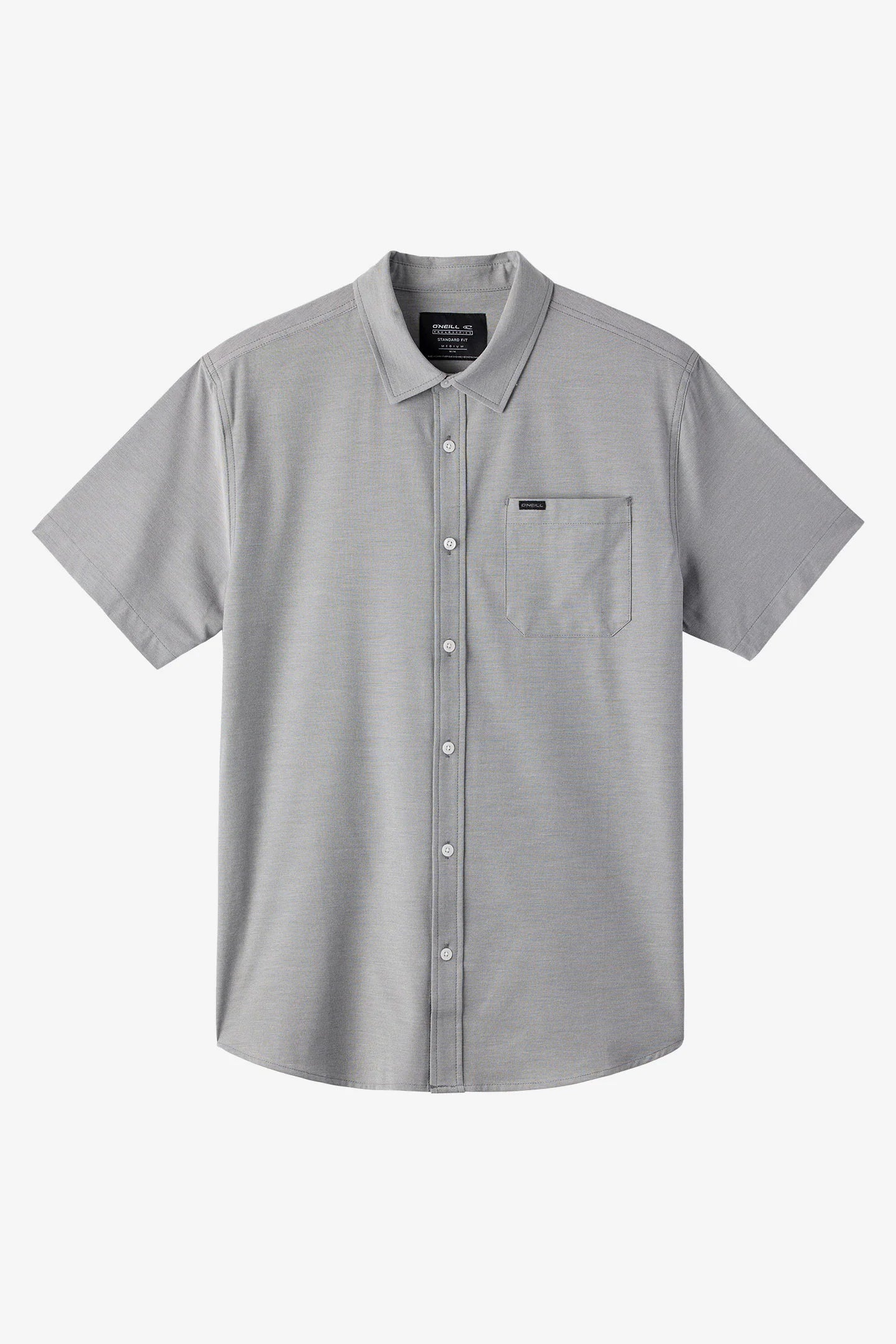 O'NIELL LIGHT CHECK HYBRID BUTTON UP SHIRT
