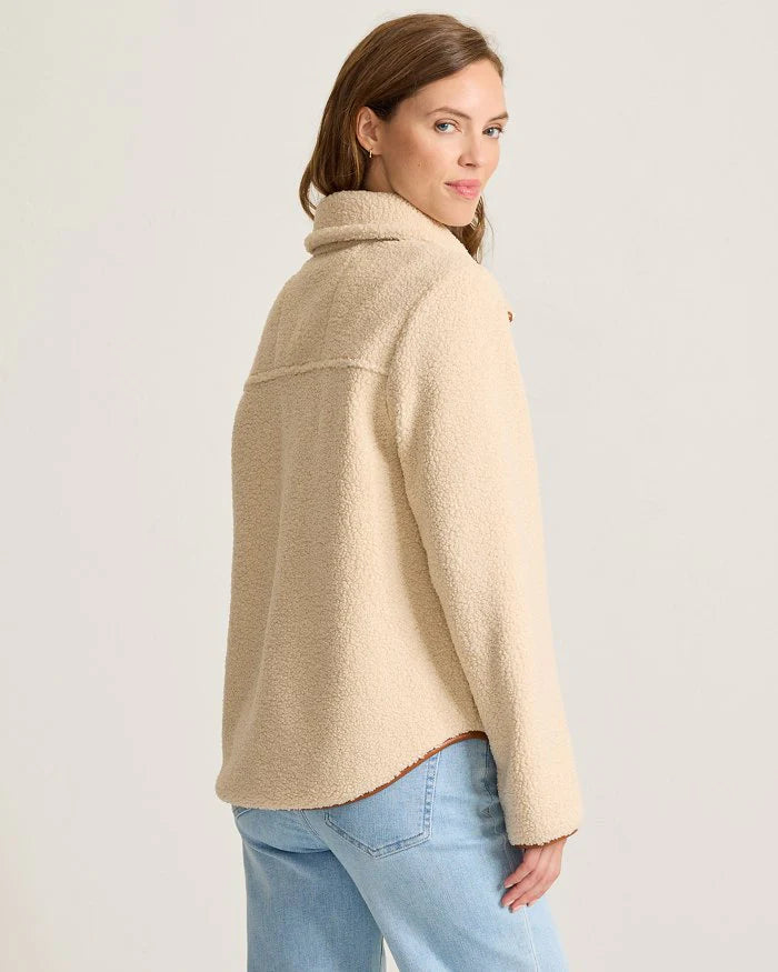HIGH PILED FLEECE 1/4 ZIP WOMANS SWEATSHIRT