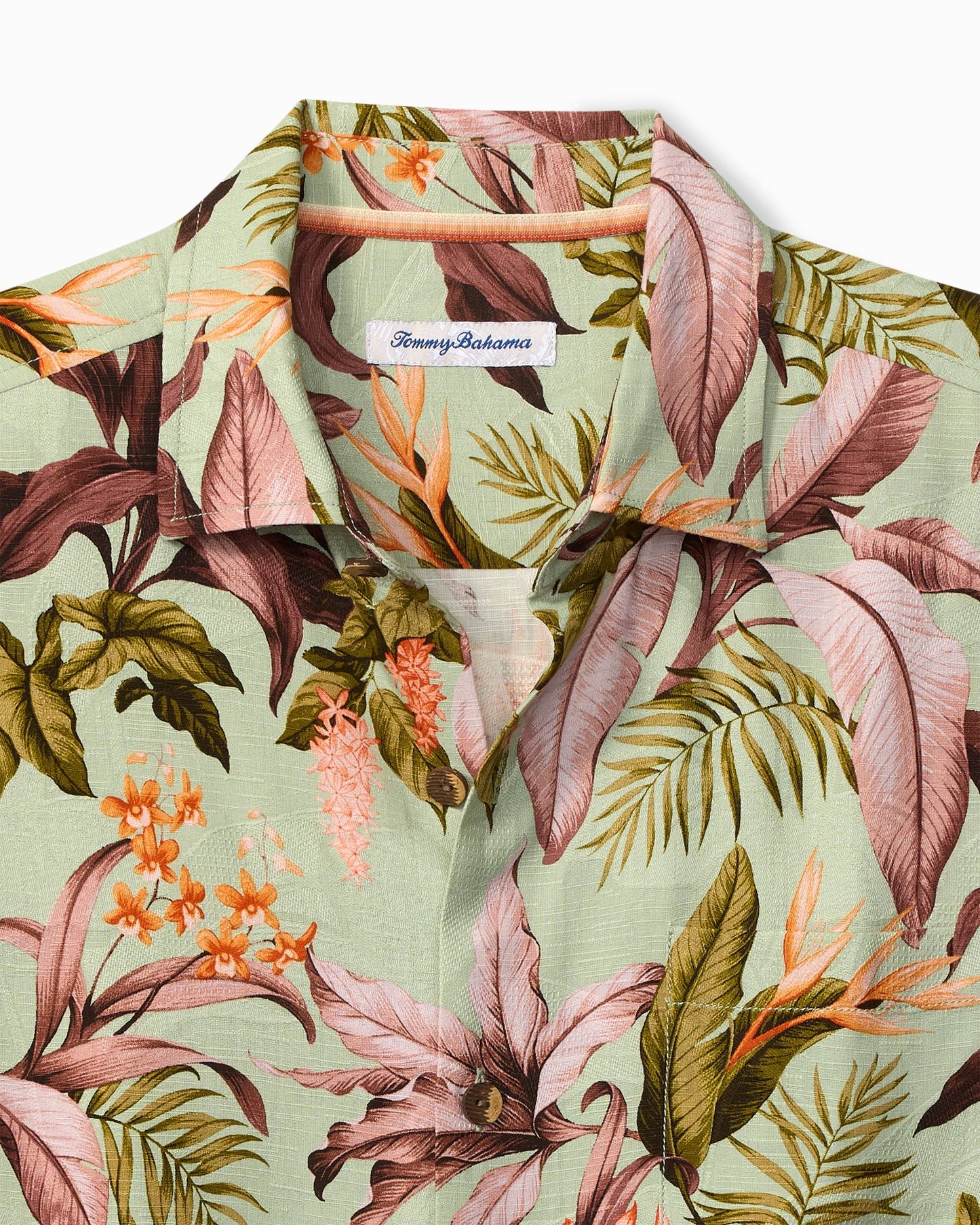 TOMMY BAHAMA SHORT SLEEVE JADED BLOOMS SHIRT