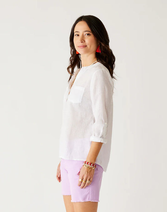 CARVE DESIGNS DYLAN TEXTURED WOMANS SHIRT