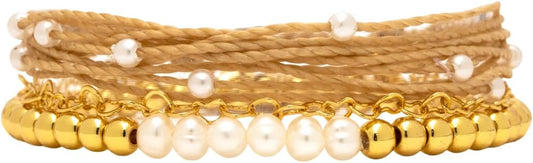 PURA VIDA LOVELY PEARL BRACELET