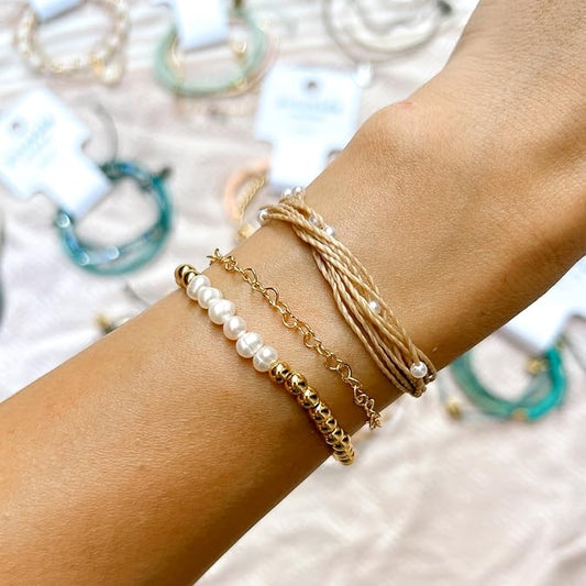PURA VIDA LOVELY PEARL BRACELET