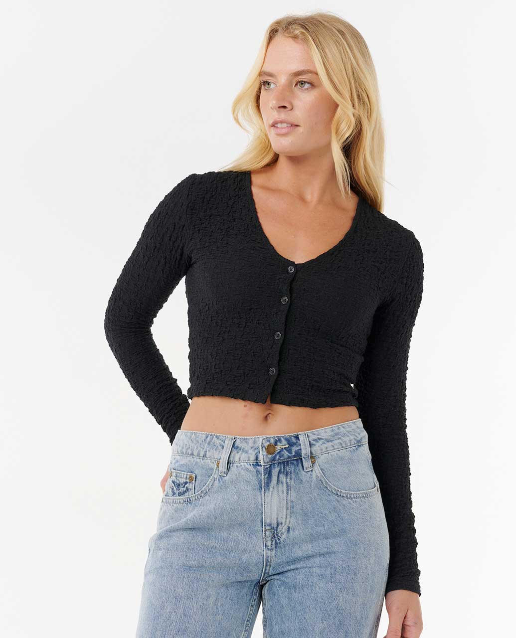 RIPCURL SUNSET LUAU TEXTURE LS