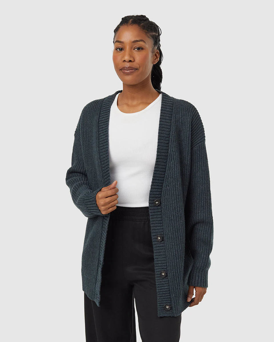 10TREE OVERSIZED BUTTON CARDIGAN