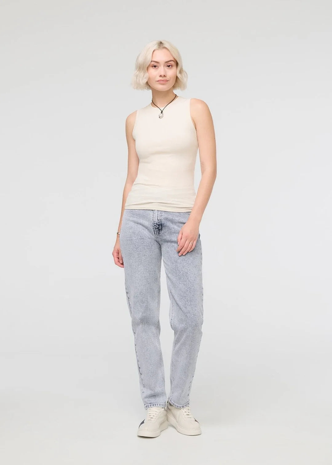 DU/ER PIMA RIB HIGHNECK TANK