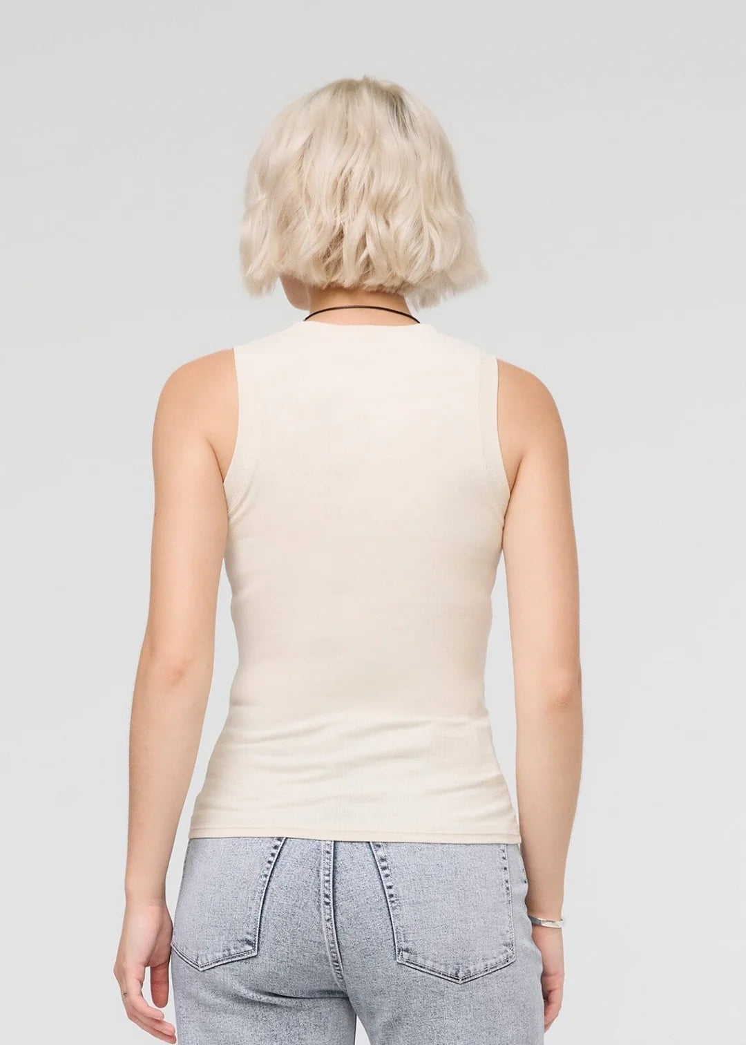 DU/ER PIMA RIB HIGHNECK TANK