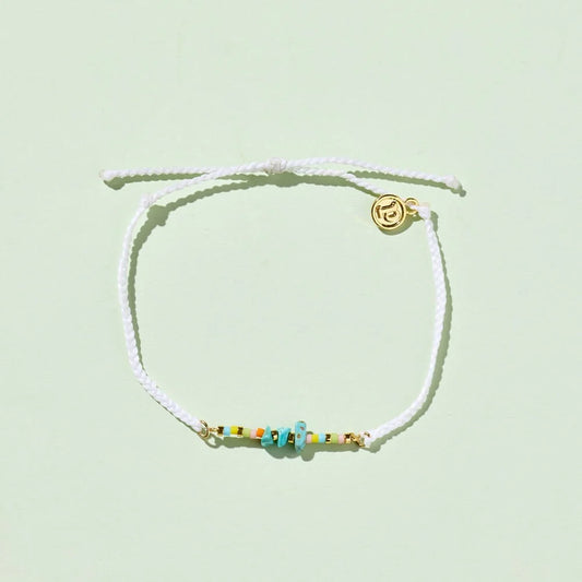 PURA VIDA SOLANA SEED BEAD ANKLET