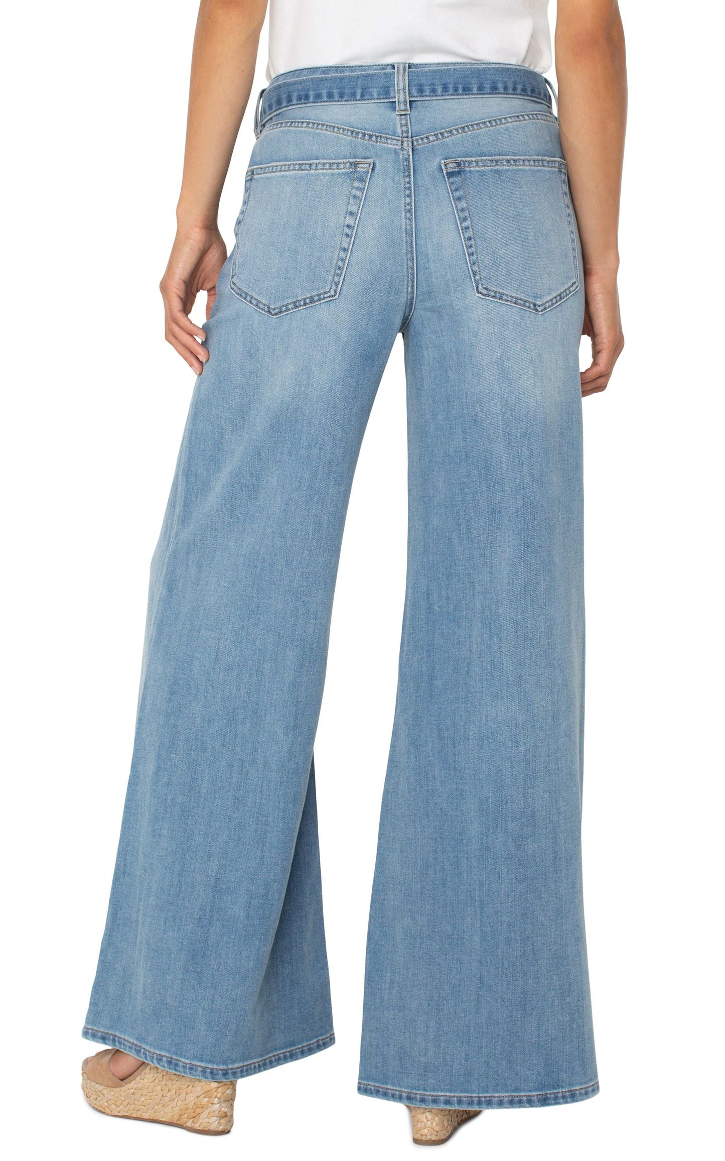 LIVERPOOL HI-RISE SUPERWIDE STRIDE JEAN