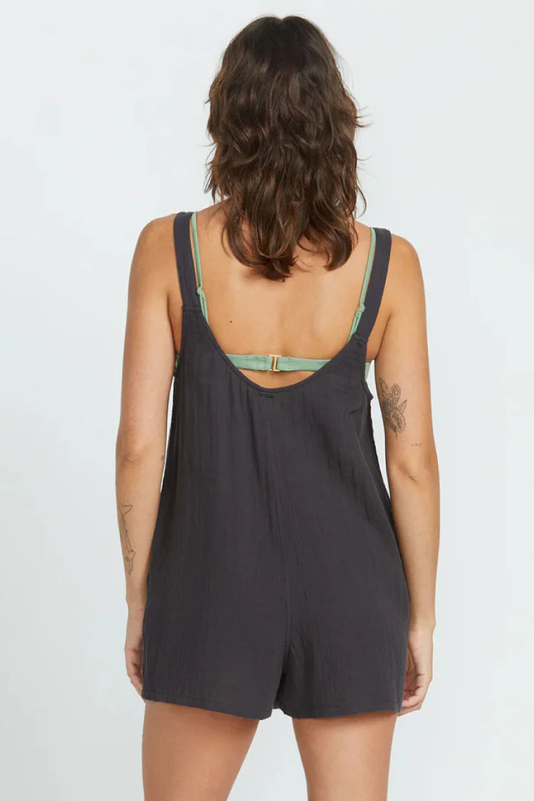 VOLC LIL TIE STRAP ROMPER