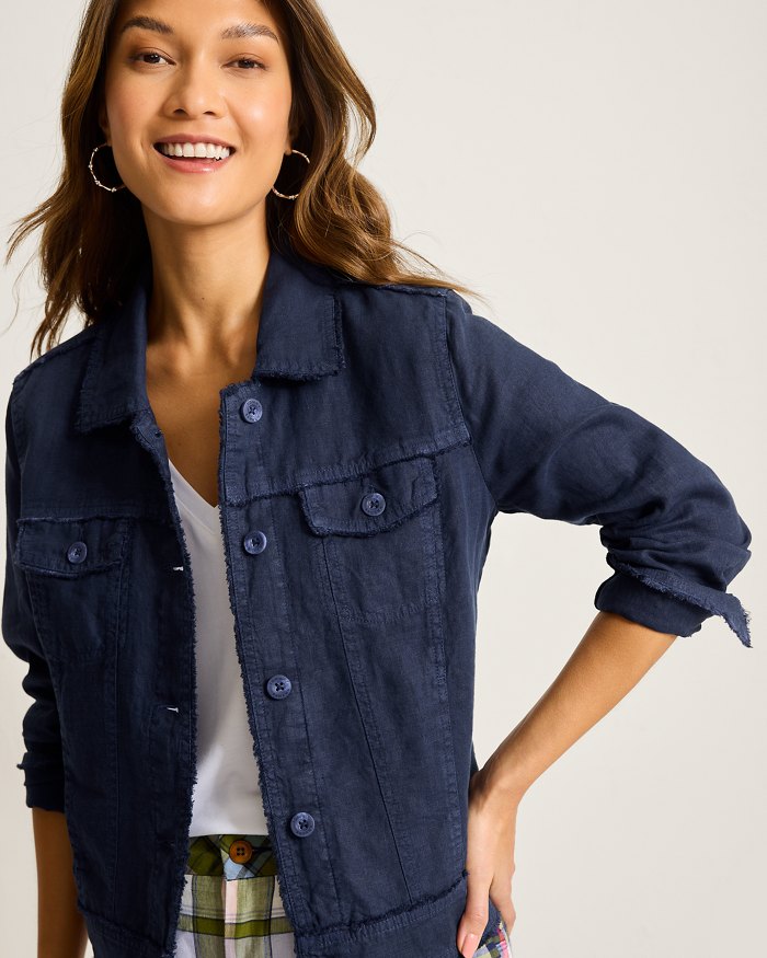 TOMMY BAHAMA TWO PALMS RAW EDGE JACKET