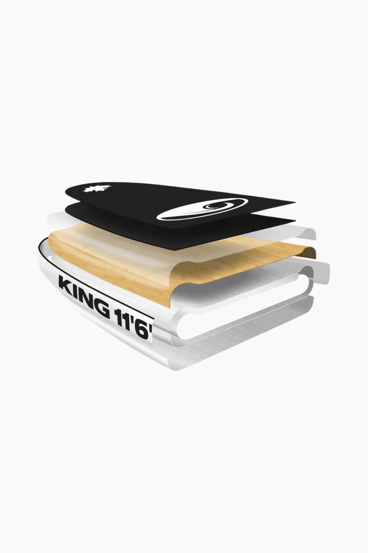 KAHUNA EPIC KING BAMBOO 11.6' SUP PACKAGE