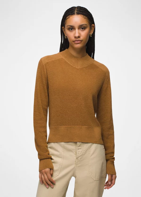 PRANA MILANI V NECK SWEATER