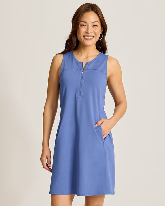 TOMMY BAHAMA AUBREY HALF ZIP DRESS