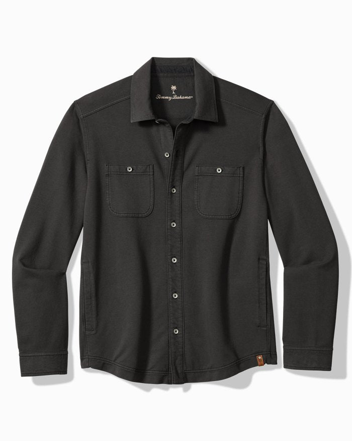 TOMMY BAHAMA BEN & TERRY SHIRT JACKET