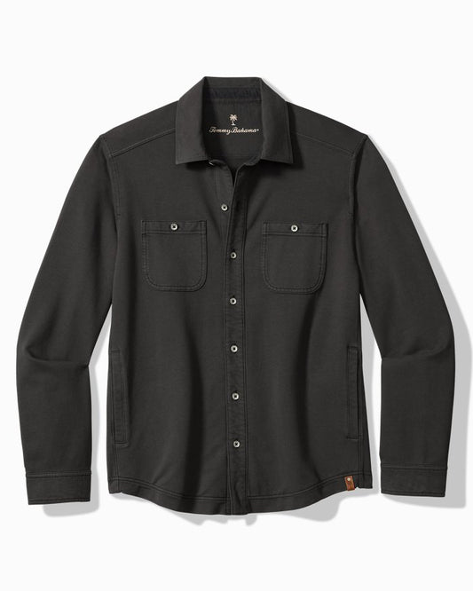 TOMMY BAHAMA BEN & TERRY SHIRT JACKET