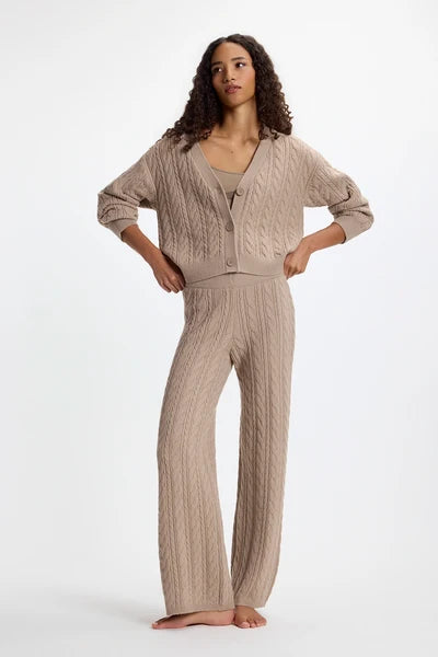 MPG CABLE KNIT CARDIGAN