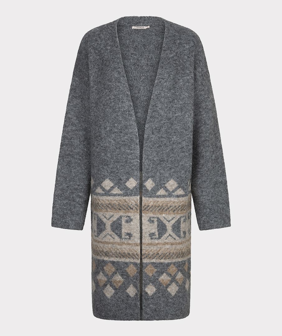 ESQUALO CARDIGAN INTARSIA