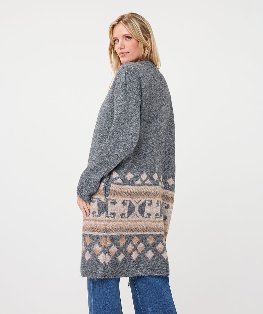 ESQUALO CARDIGAN INTARSIA