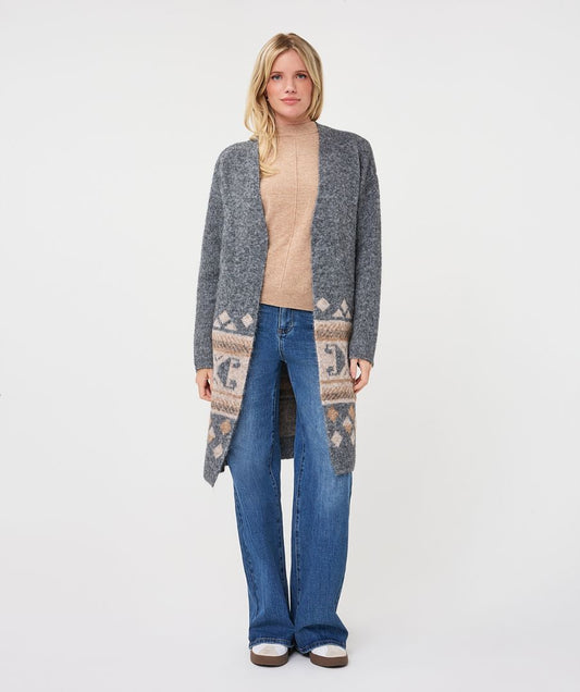 ESQUALO CARDIGAN INTARSIA