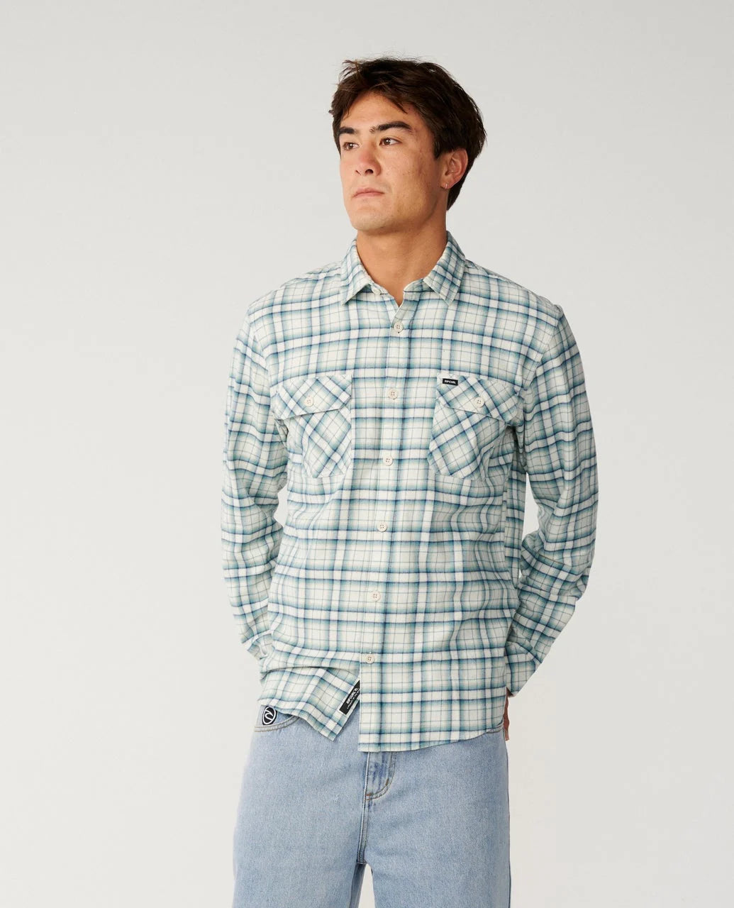 RIPCURL CLASSIC SURF CHECKED IN FLANNEL