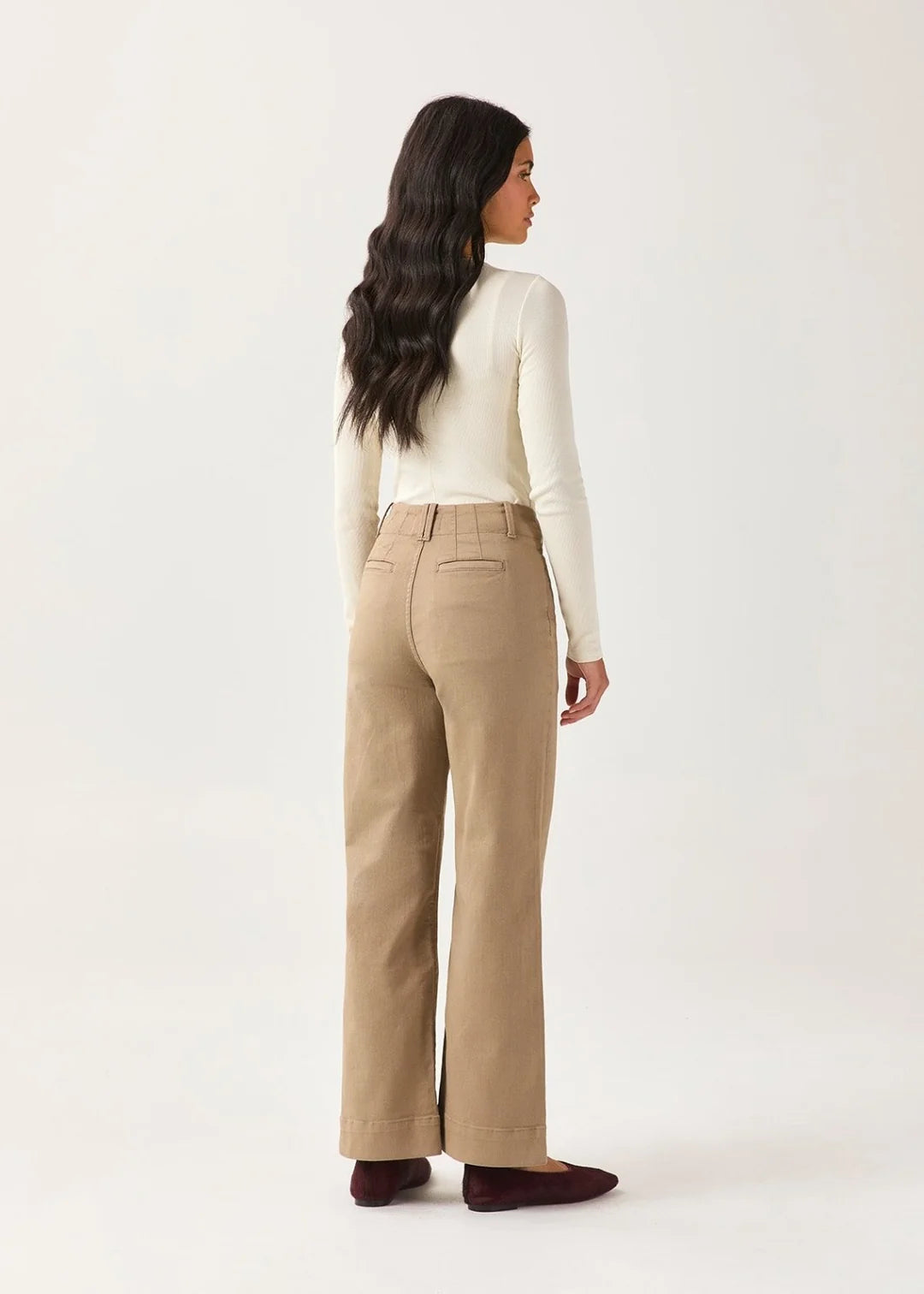 DU/ER FLEXTWILL HIGH RISE TROUSERS