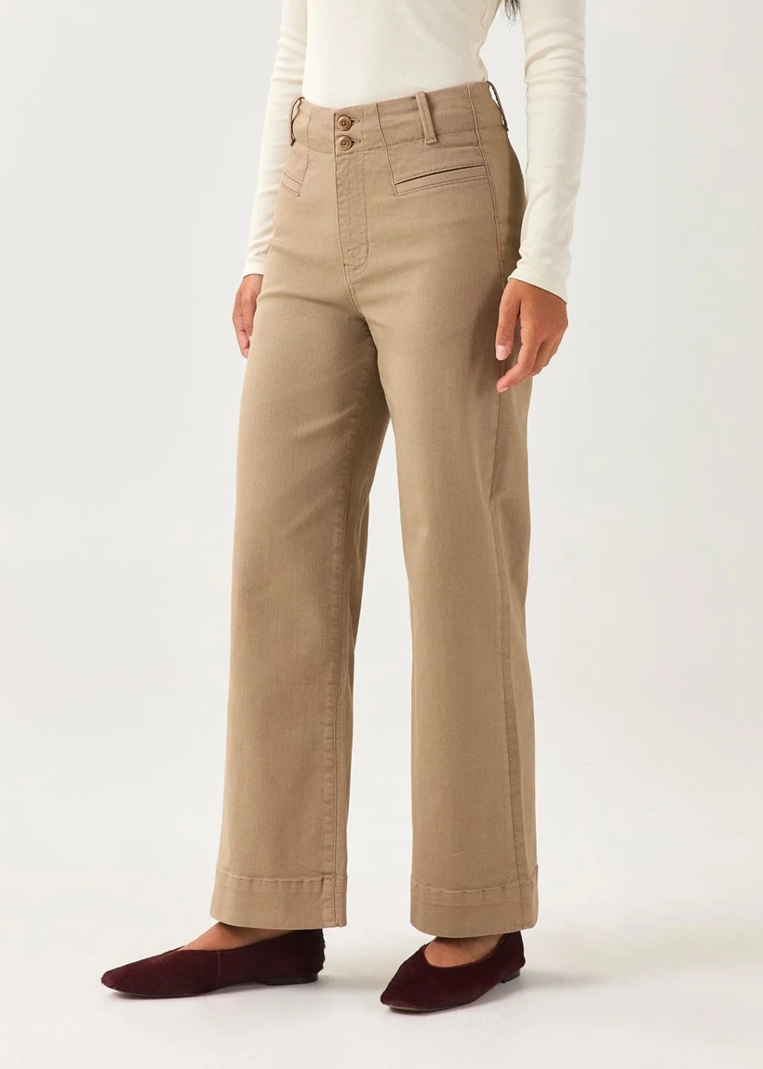 DU/ER FLEXTWILL HIGH RISE TROUSERS