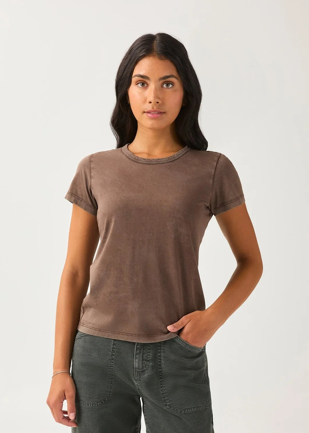 DU/ER PUREPIMA CREW WASHED TEE
