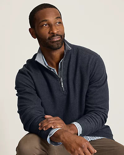 TOMMY BAHAMA FLIPVIEW REVERSIBLE HALF-ZIP SWEATER