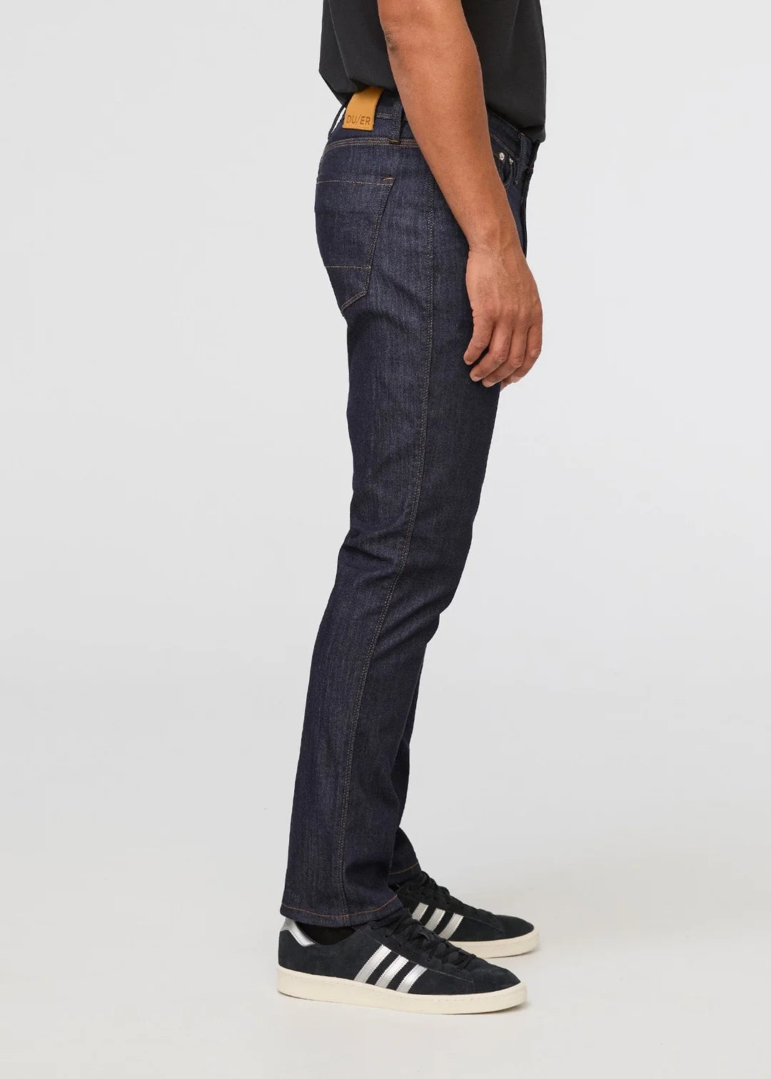 DU/ER PERF DENIM ATHLETIC TAPER JEANS