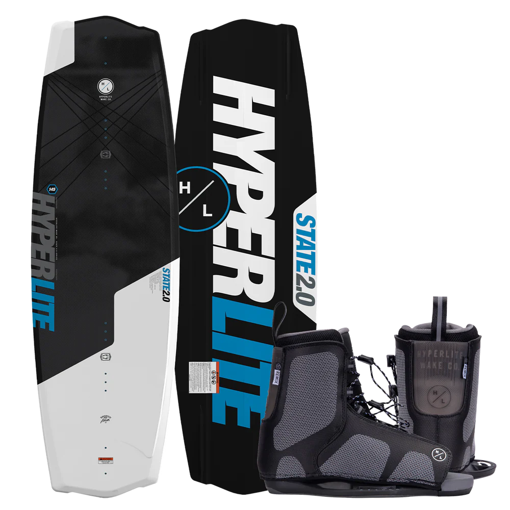 HYPERLITE STATE 2026 WAKEBOARD WITH REMIX BOOTS