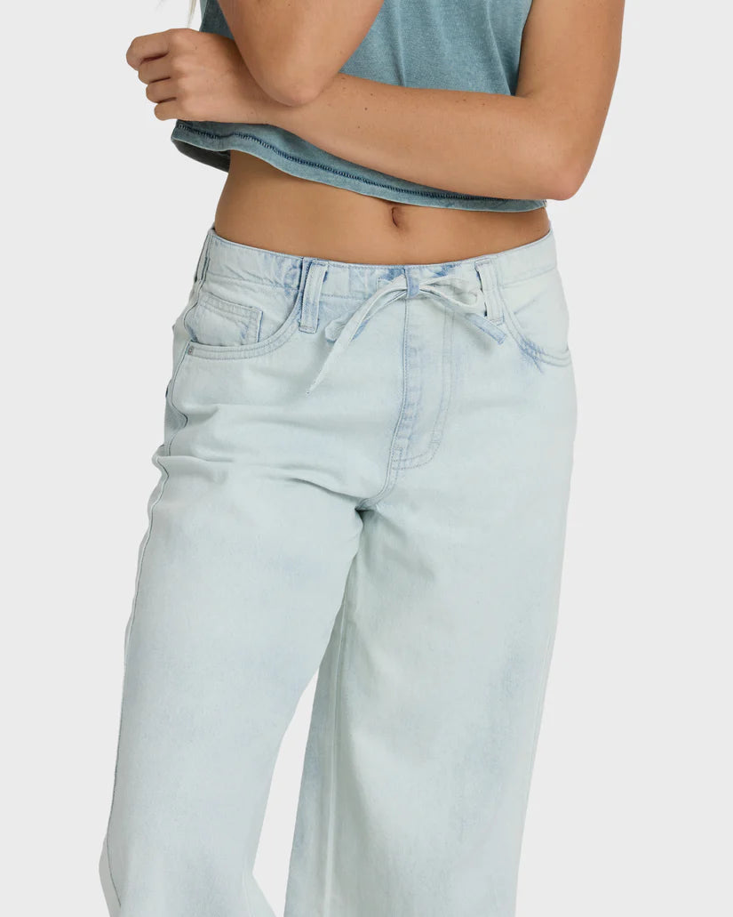 JADE SALTWASHED ELASTIC WAIST PANTS