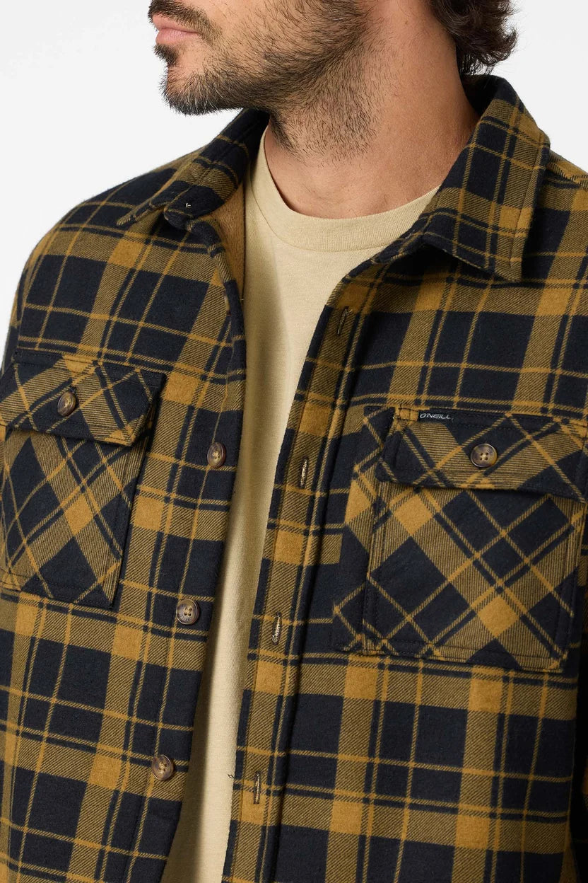 O'NEILL TRVR MICRO HIGH PILE LINED FLANNEL