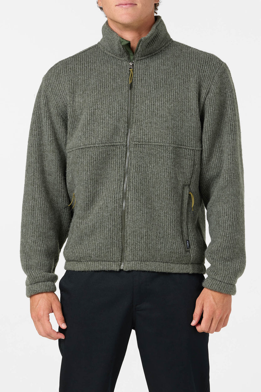 O'NEILL MOCK NECK ZIP FLEECE
