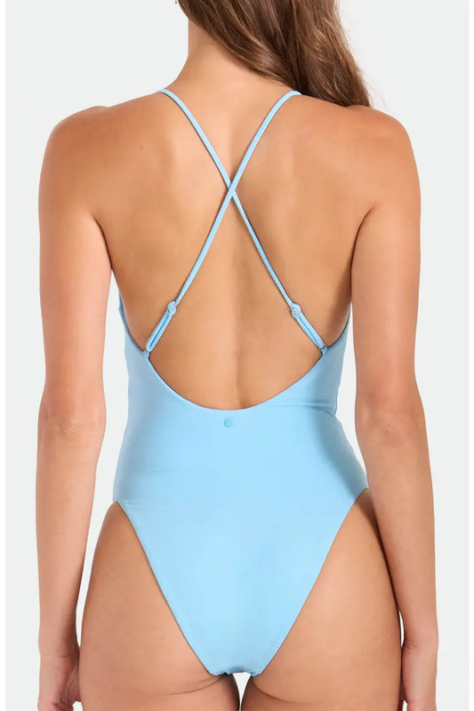 VOLCOM SIMPLY SEAMLESS 1 PIECE BATHING SUIT