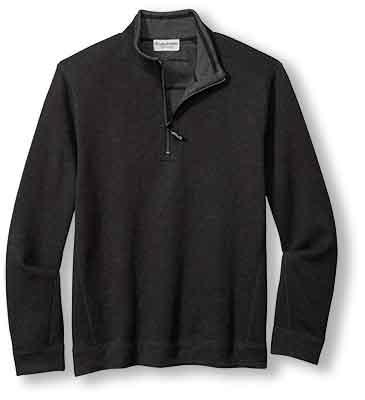 TOMMY BAHAMA NEW FLIP COAST HALF ZIP