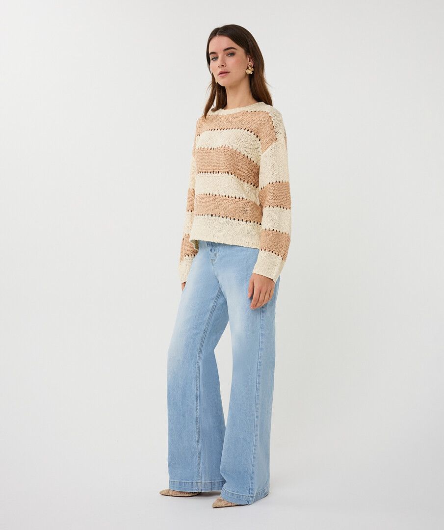 ESQUALO STRIPED SWEATER