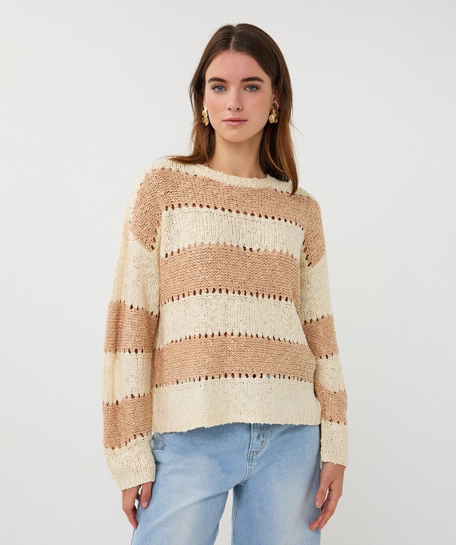 ESQUALO STRIPED SWEATER