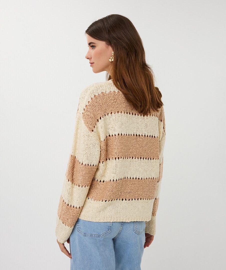 ESQUALO STRIPED SWEATER