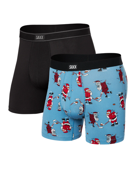 SAXX DAYTRIPPER BOXER FLY 2PK HOLIDAY THEME