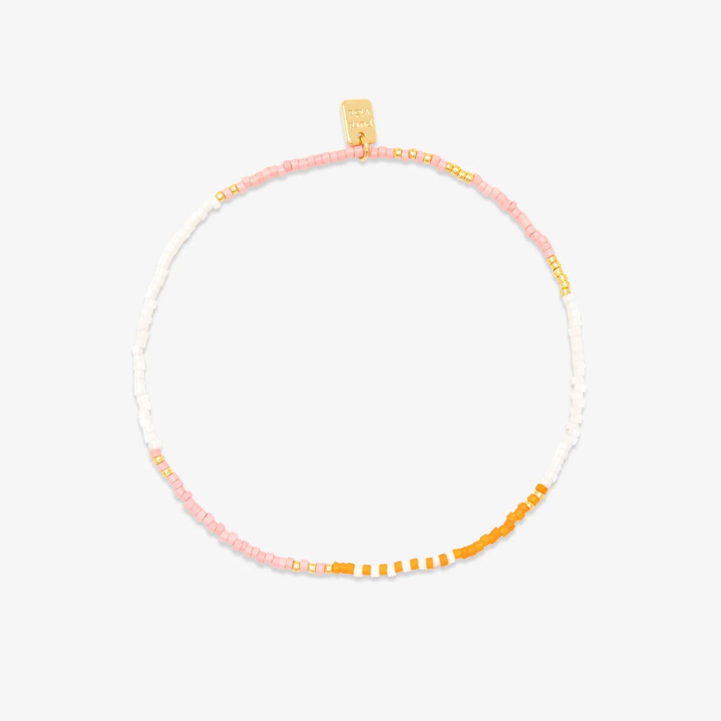 PURA VIDA MIXED SEED BEAD ANKLET